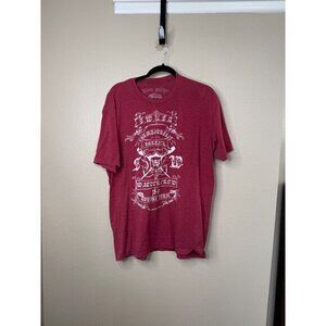 Slade Wilder Men's Red Shirt Size‎ X-Large short sleeve round neck cotton